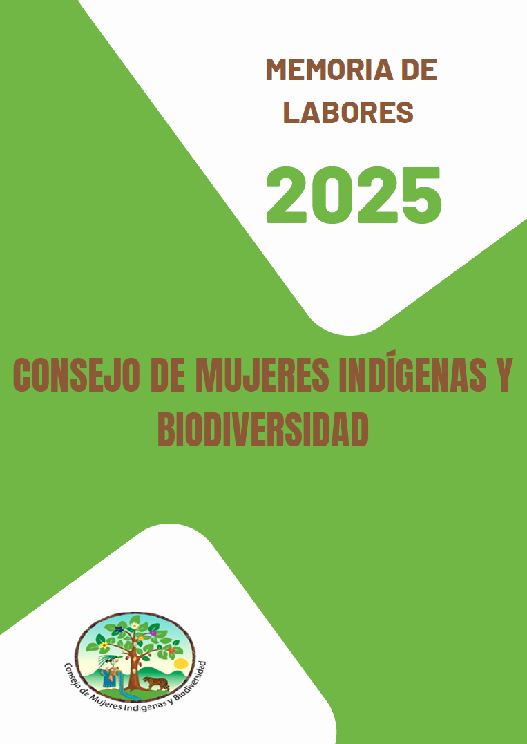 portada memoria de labores 2025 consejo de mujeres indígenas y biodiversidad CMIB guatemala